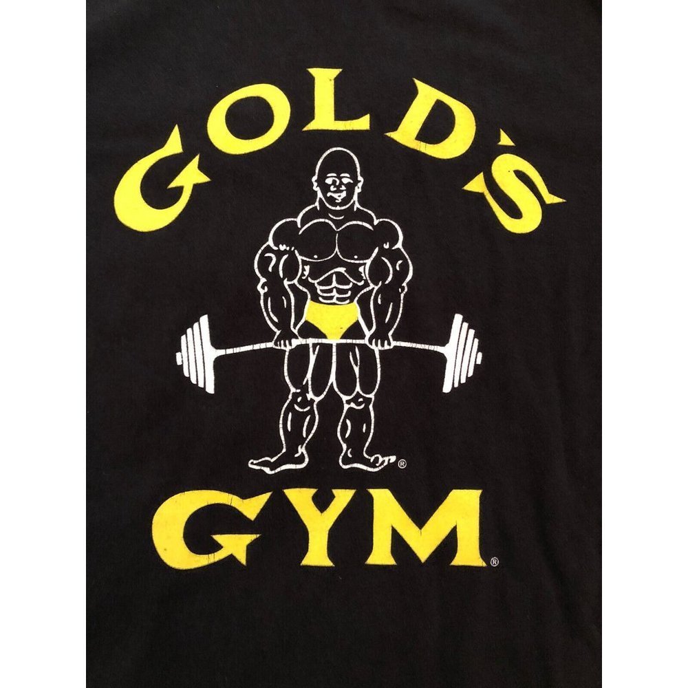 Golds Gym T Shirt Size L Large Short Sleeve Classic Graphic Design Nostalgic - Picture 3 of 8